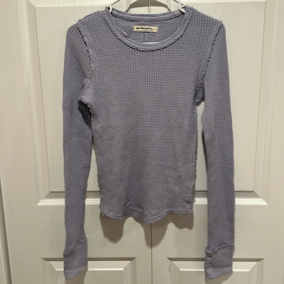 FREE PEOPLE We The Free Roll With it Thermal Icelandic Blue XSmall - Picture 6 of 8